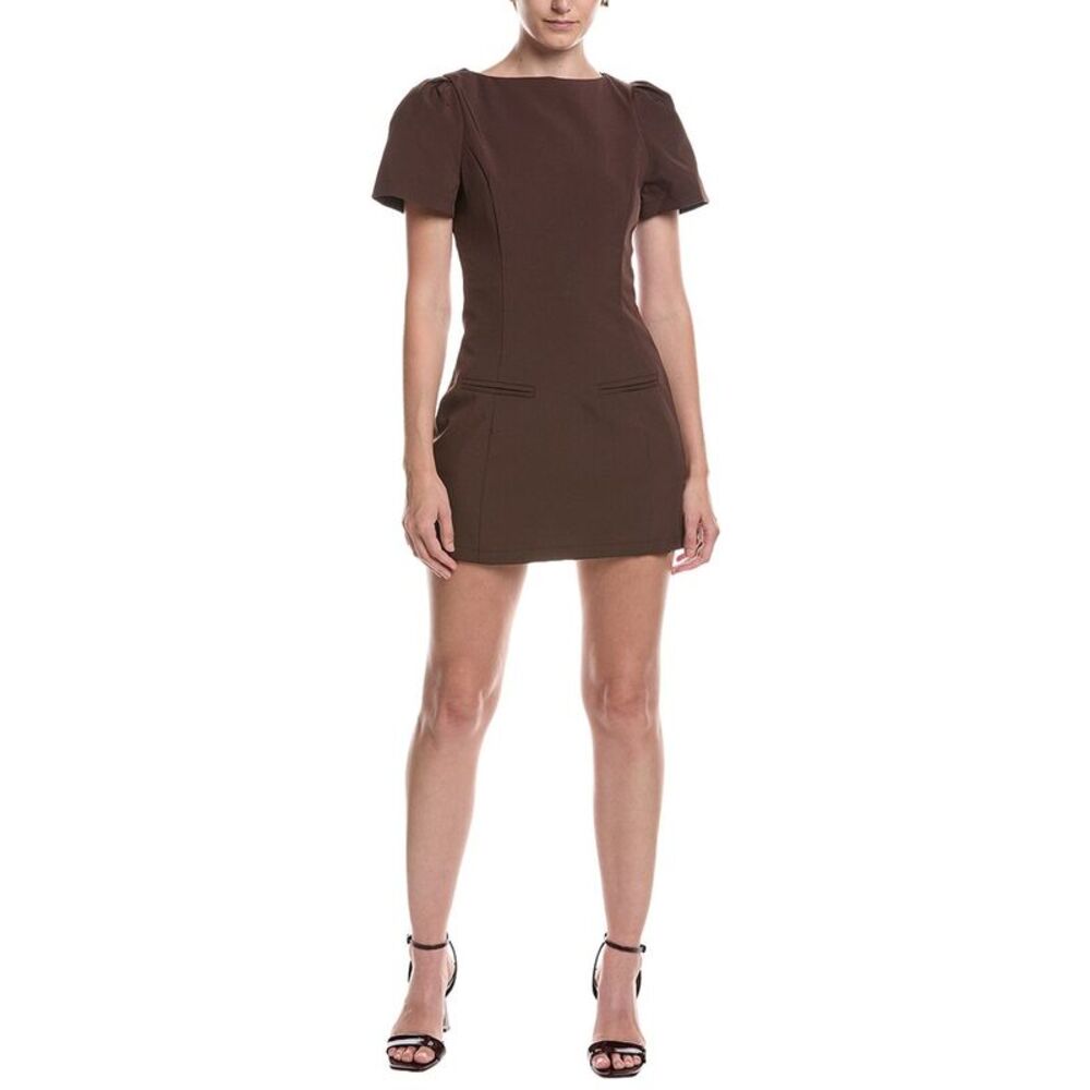 Moonsea Womens  Mini Cocktail Dress, Brown